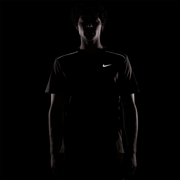 Nike Dri-FIT UV Miler T-Shirt - Smoke Grey/Reflective Silver