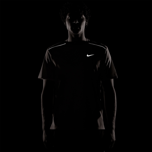 Nike Dri-FIT UV Miler T-Shirt - Grey Fog/Particle Grey/Reflective Silver