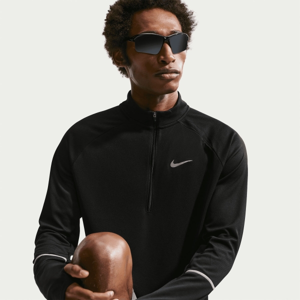 Nike Dri-FIT UV Miler Shirt - Black/Reflective Silver
