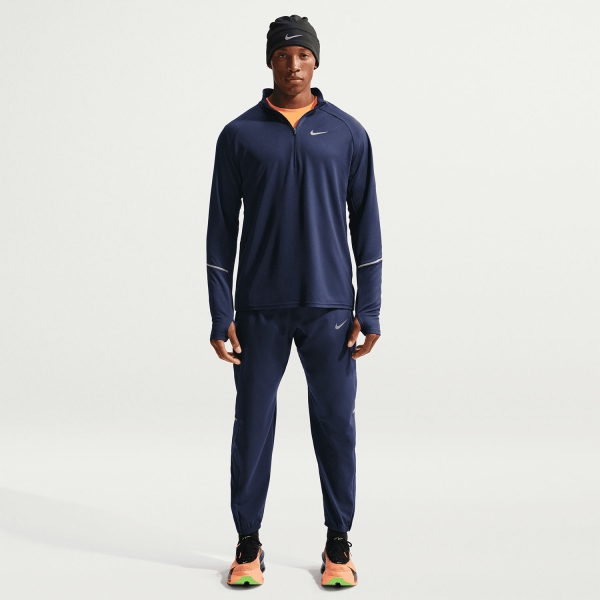 Nike Dri-FIT UV Miler Shirt - Midnight Navy/Reflective Silver