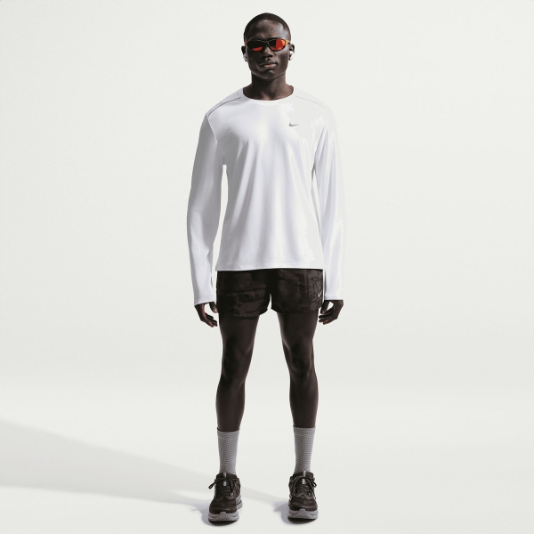 Nike Dri-FIT UV Miler Shirt - White/Reflective Silver
