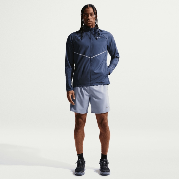 Nike Repel Miler UV Chaqueta - Midnight Navy/Reflective Silver