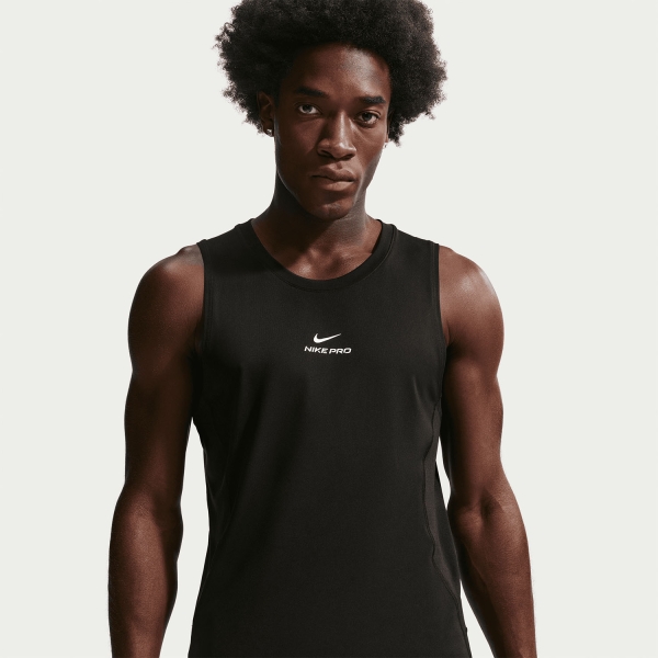 Nike Pro Dri-FIT Tank - Black/White