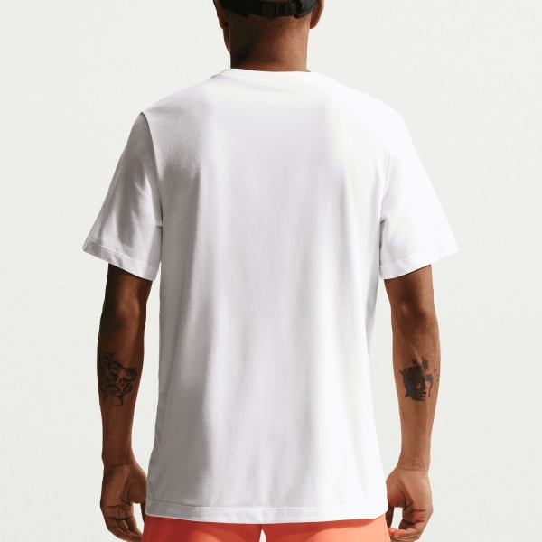 Nike Dri-FIT Swoosh T-Shirt - White/Barely Volt