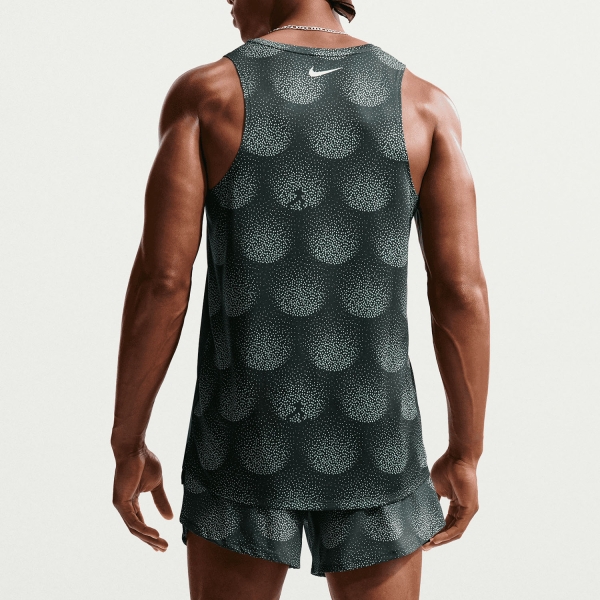 Nike Stride Distant Dreams Tank - Black Spruce