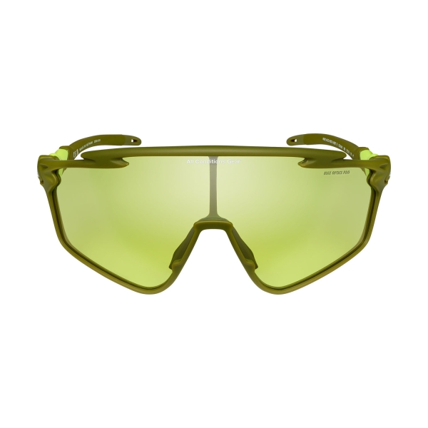 Nike ACG Vista Vert E Sunglasses - Matte Olive Flak/Low Light Volt