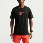 Nike Dri-FIT AeroSwift T-Shirt - Black/Bright Crimson