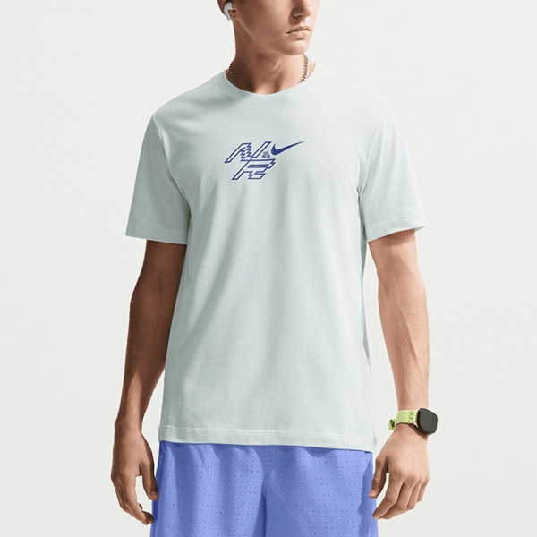 Men's Sportswear T-Shirt and Polo Nike DriFIT AeroSwift TShirt  Barely Green/Lapis IR4933394