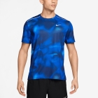 Nike Dri-FIT UV Miler AOP T-Shirt - Midnight Navy/Reflective Silver