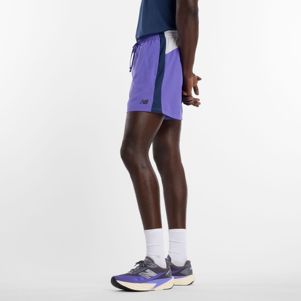 New Balance Fast Days 5in Shorts - Electric Purple