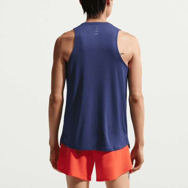 Nike Dri-FIT ADV Stride Canotta - Midnight Navy/Reflective Silver