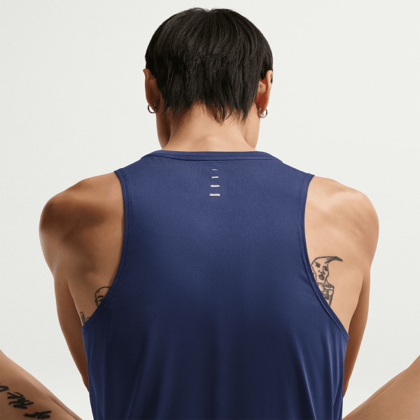 Nike Dri-FIT ADV Stride Canotta - Midnight Navy/Reflective Silver