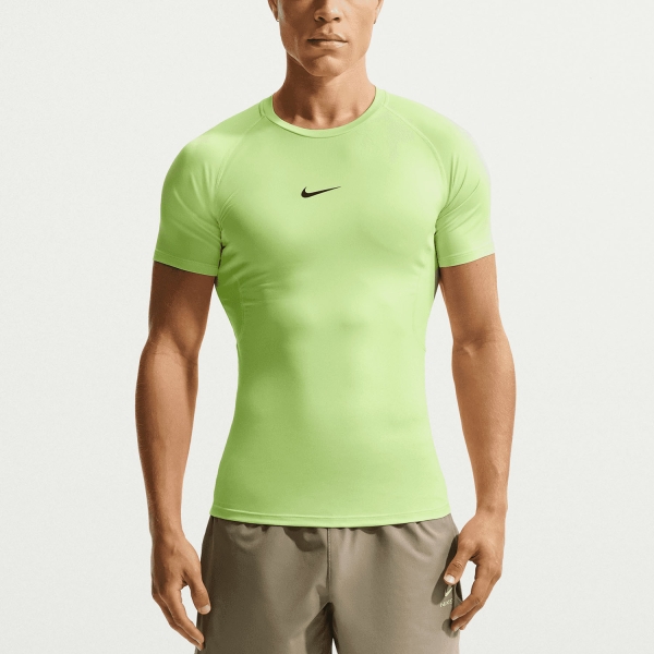 Men's Training T-Shirt Nike DriFIT Logo TShirt  Light Liquid Lime/Black FB7932360