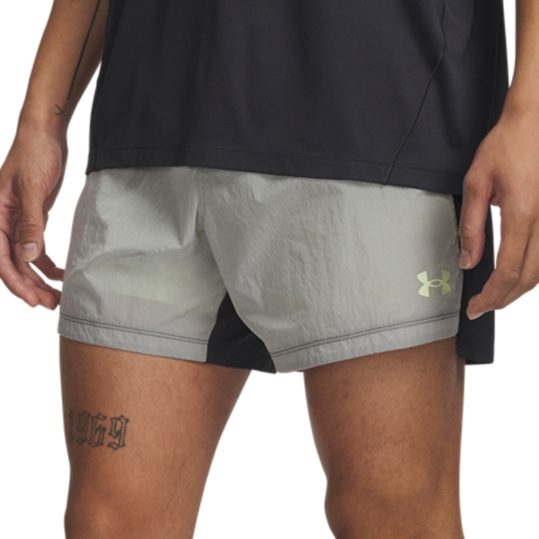 Men's Trail Running Shorts Under Armour Explor Trail Run 5in Shorts  Titanium 60095480069