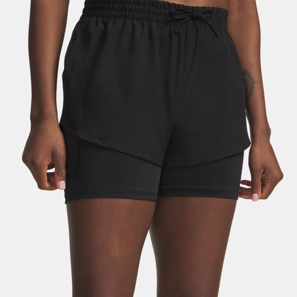 Women's Running Shorts Under Armour Velociti Pro 2 in 1 3in Shorts  Ultimate Black 60096100008