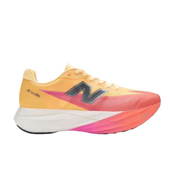 Women's Performance Running Shoes New Balance FuelCell SuperComp Elite v5  Tangerine Heat/White Peach/Pink Heat WRCEL4JM