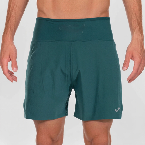 Men's Trail Running Shorts Joma Iconic 5in Shorts  Green/Turquoise 104328.346