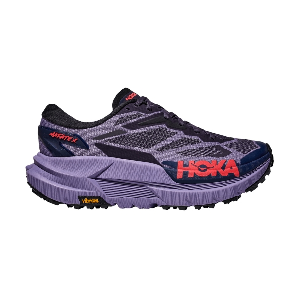 Women's Trail Running Shoes Hoka Mafate X  Berry Jam/Squid Ink 1162010BYJ