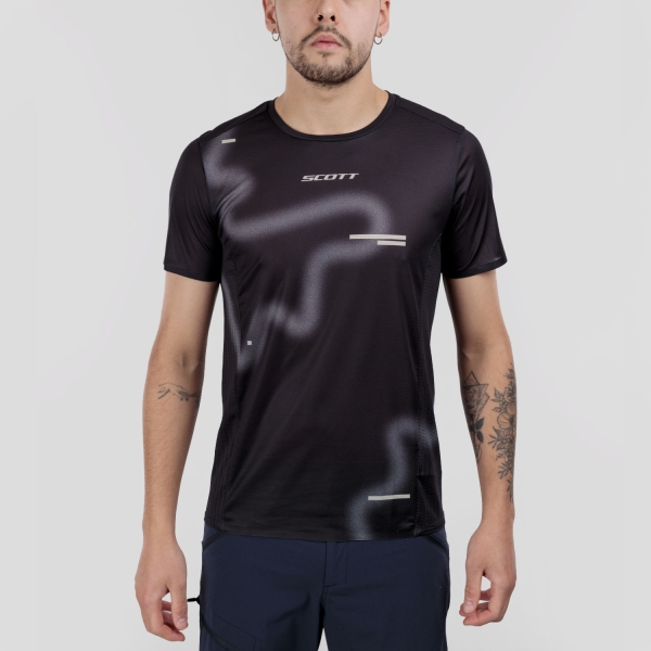 Men's Running T-Shirt SCOTT RC Run Pro TShirt  Black/Spray Grey 4227598219