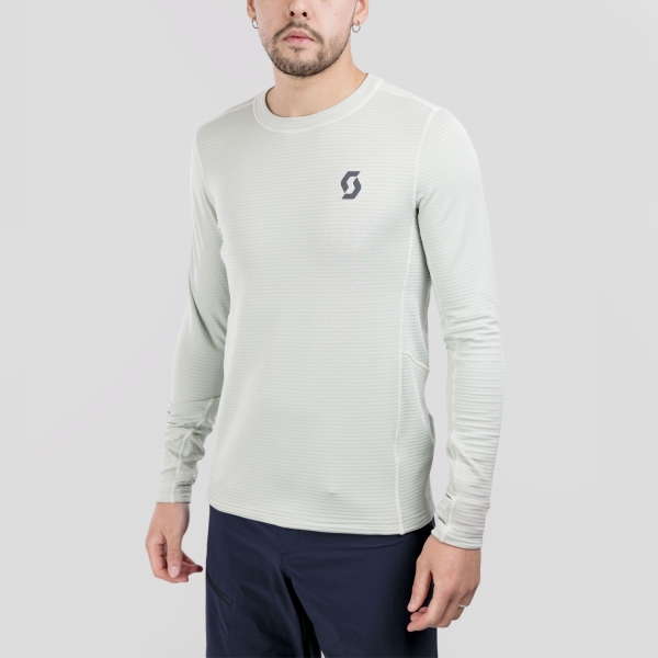 Men's Long Sleeve Trail Running SCOTT Endurance Pro Shirt  Spray Grey 4227798243