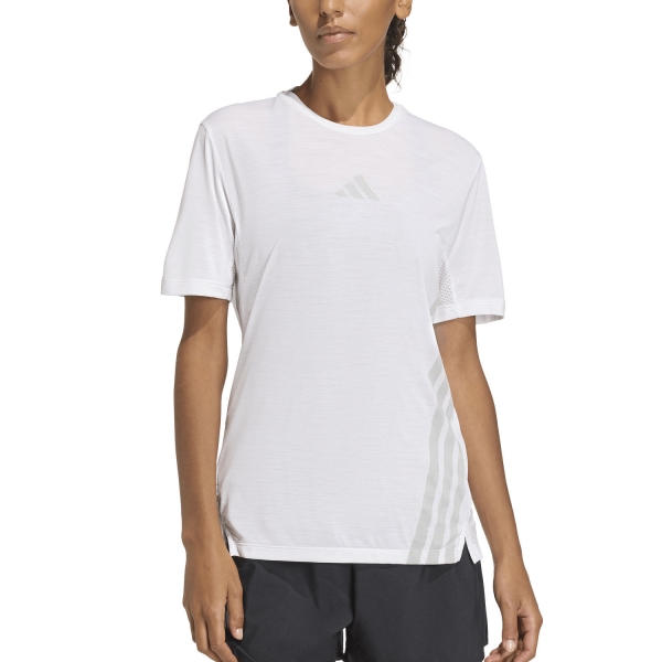 Women's Short Sleeve Shirts Trail Running adidas Terrex Xperior CLIMACOOL+ TShirt  White KD4857