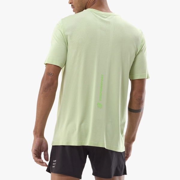 Compressport Performance Logo T-Shirt - Lime