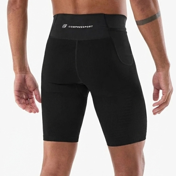 Compressport Run Under Control 8in Pantaloncini - Black