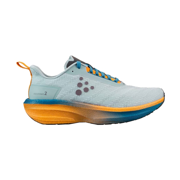 Men's Neutral Running Shoes Craft Pro Endurance 2  Platinum/Sour 1914832PLSOU
