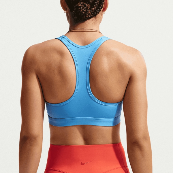 Nike Swoosh Sports Bra - University Blue/White