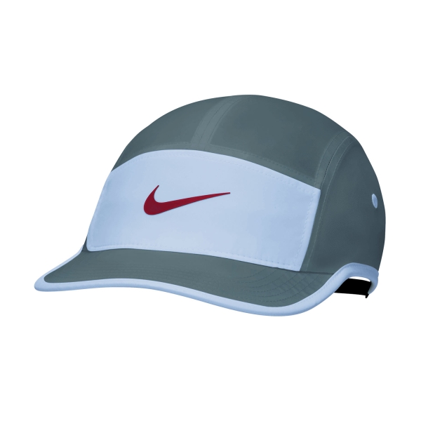 Nike Dri-FIT Fly Cap - Mineral Slate/Hydrogen Blue/Anthracite/Team Crimson