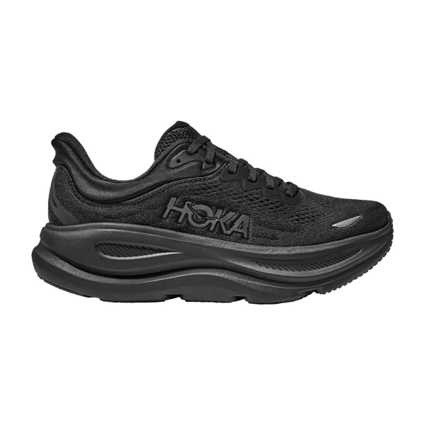 Men's Neutral Running Shoes Hoka Bondi 9 Wide  Black 1162013BBLC