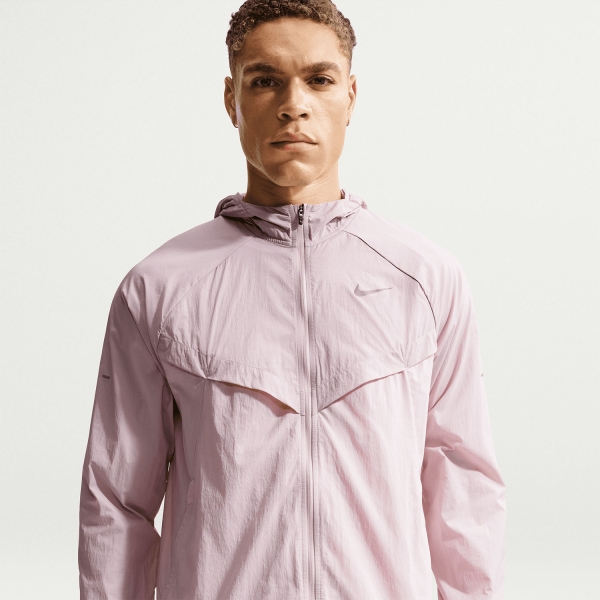 Nike Dri-FIT UV Stride Jacket - Particle Rose/Silt Red/Reflective Silver