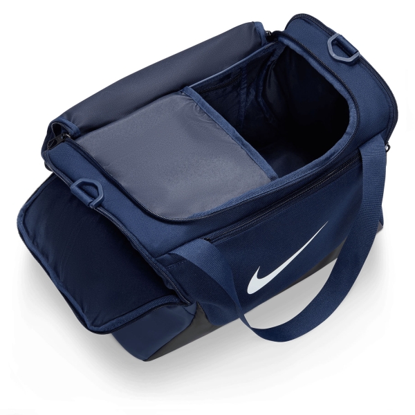 Nike Brasilia Mini Duffle Bag - Midnight Navy/Black/White