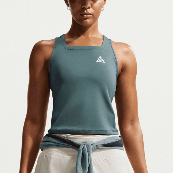 Women's Tank Tops & Singlets Trail Running Nike ACG DriFIT Tank  Mineral Slate/Summit White IO9652382