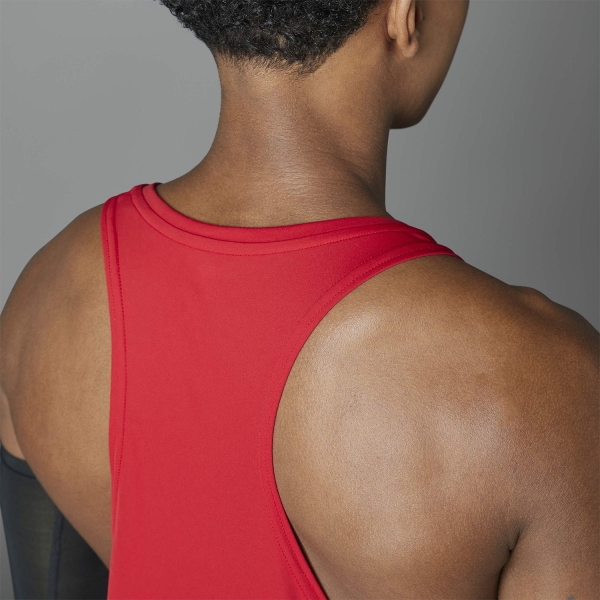 adidas ADIZERO Logo Tank - Team Power Red