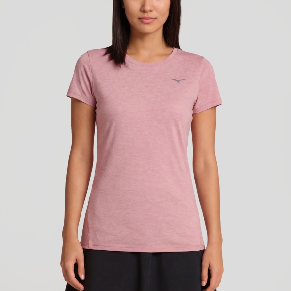 Women's Running T-Shirts Mizuno Impulse Core TShirt  Rose Elegance J2GAC22165