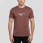 Mizuno Core Runbird T-Shirt - Copper Brown
