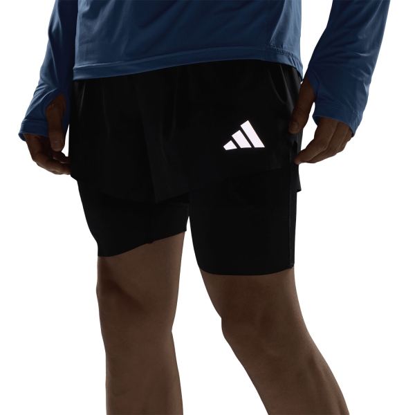 adidas adi365 CLIMACOOL+ 2 in 1 2in Shorts - Black