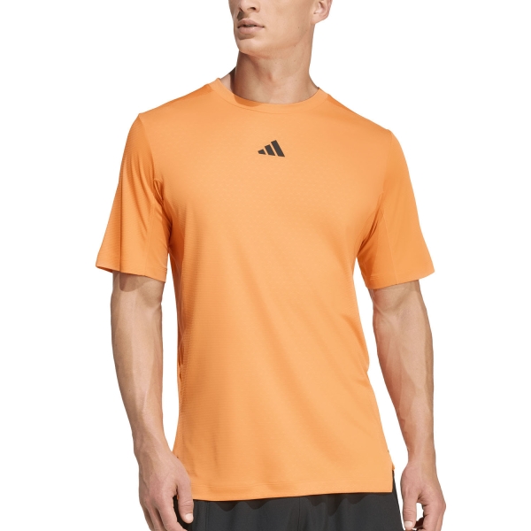 Men's Training T-Shirt adidas D4T Power 3 Stripes TShirt  Pure Orange KE9939