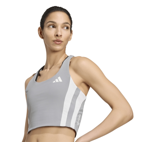 adidas ADIZERO Archive Top - Grey Three/Grey One
