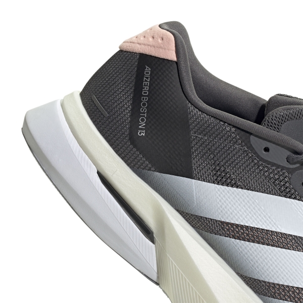 adidas ADIZERO Boston 13 - Grey Five/FTWR White/Haze Coral