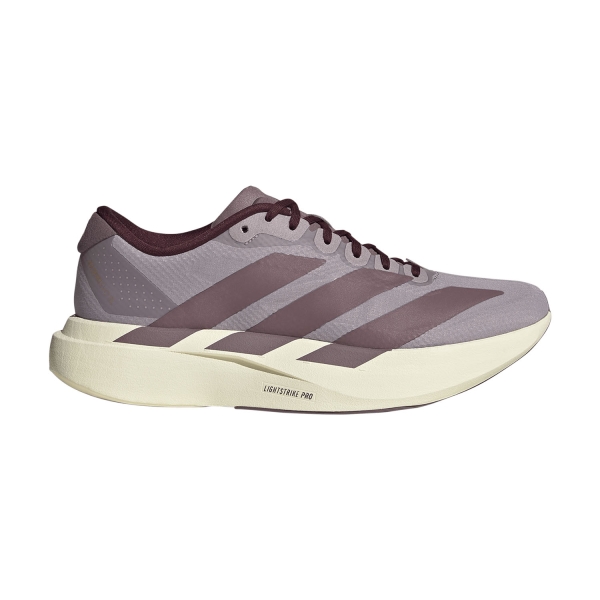 Women's Performance Running Shoes adidas ADIZERO Evo SL WOVEN  Preloved Fig/Shadow Fig/Maroon KI2831