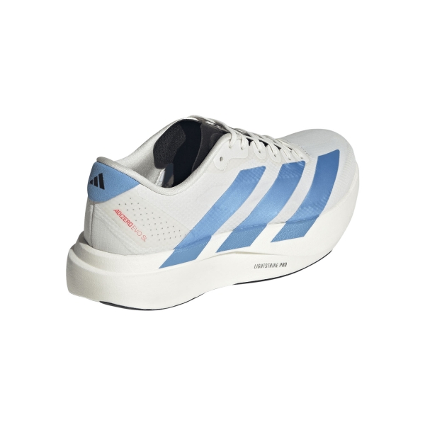 adidas ADIZERO Evo SL WOVEN - Off White/Light Blue
