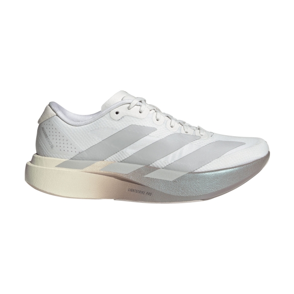 Women's Performance Running Shoes adidas ADIZERO Evo SL WOVEN  Crystal White/Grey Two/Matt Purple Met KJ2552