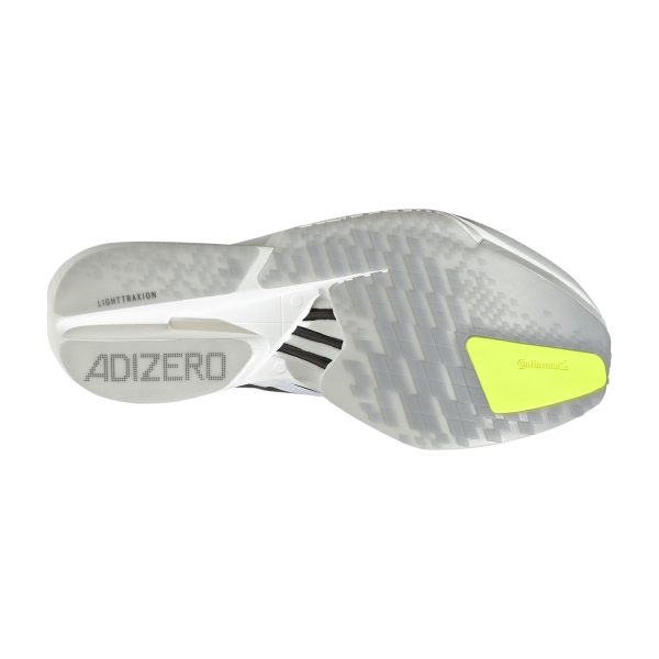 adidas ADIZERO adios Pro 4 - FTWR White/Iron Metallic/Solar Yellow