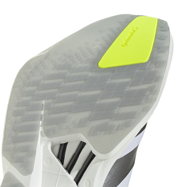 adidas ADIZERO adios Pro 4 - FTWR White/Iron Metallic/Solar Yellow