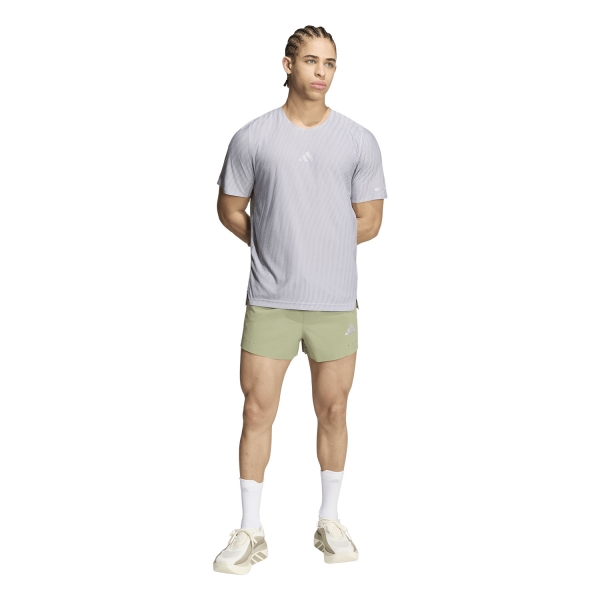 adidas adi365 CLIMACOOL+ Engineered T-Shirt - Glory Grey/Slate