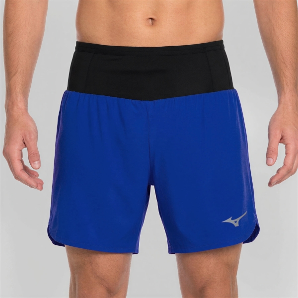 Men's Running Shorts Mizuno Multi Pocket 6in Shorts  Dazzling Blue J2GBB00323