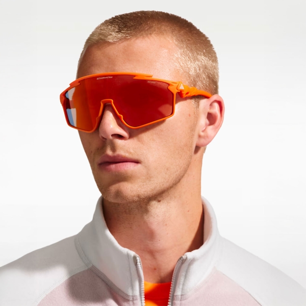 Nike ACG Vista Vert Sunglasses - Matte Safety Orange/Orange Mirror