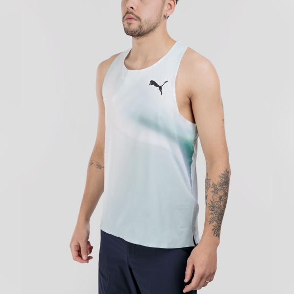 Men's Running Tank Puma Lightspeed ULTRAWEAVE Graphic Tank  Blue 52856448